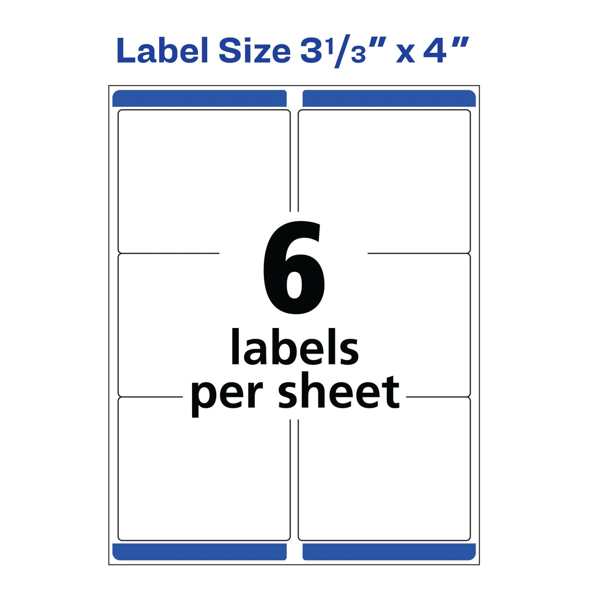 Avery Label 18664, 3-1/3" x 4" – view 5