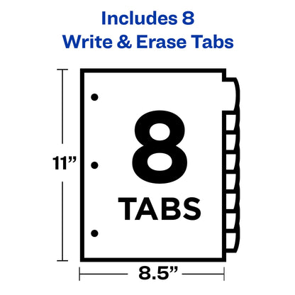 Avery Binder Divider 16130, 8 tab – view 4