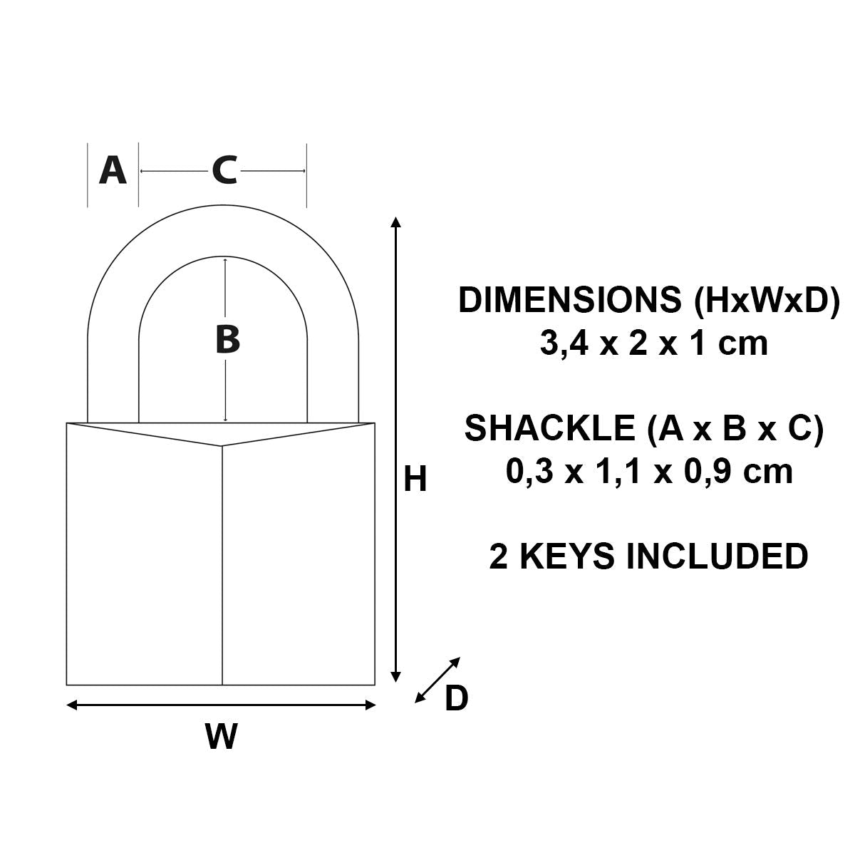 Master Lock 120T, 2 Pack – view 3