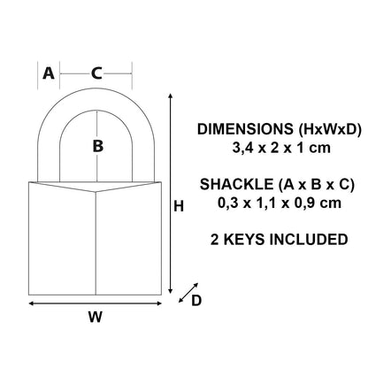 Master Lock 120T, 2 Pack – view 3