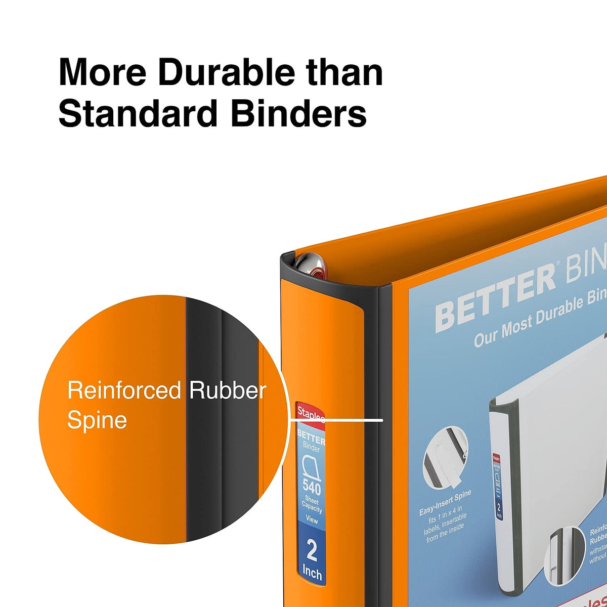 Staples Storage Binder ST55874-CCVS, 2-Inch – view 5