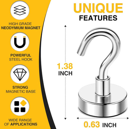 DIYMAG Storage Hook S16-20P, 0.63in, 20 Count – view 5