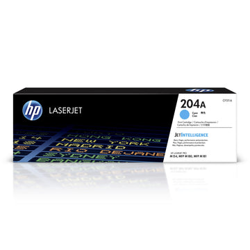 HP Laser Printer Toner HP 204A (CF511A), 1 Size