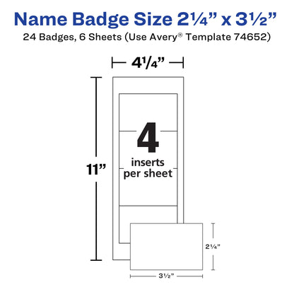Avery Label 74652, 2.25" x 3.5" – view 4