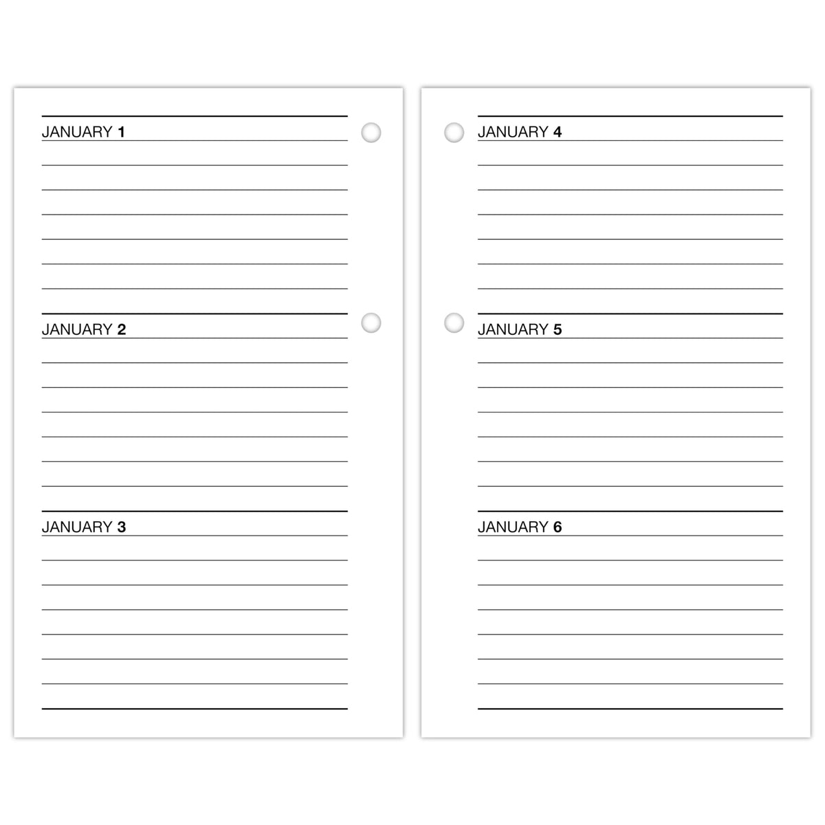 AT-A-GLANCE Calendar E717R50, 3.5" x 6" – view 4