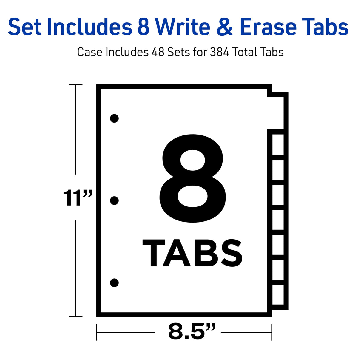 Avery Binder Divider 23079, 8 Tab – view 6