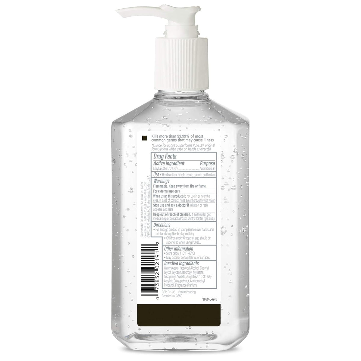 Purell Hand Sanitizer 3659-12, 12 Fl Oz (Pack of 12) – view 8