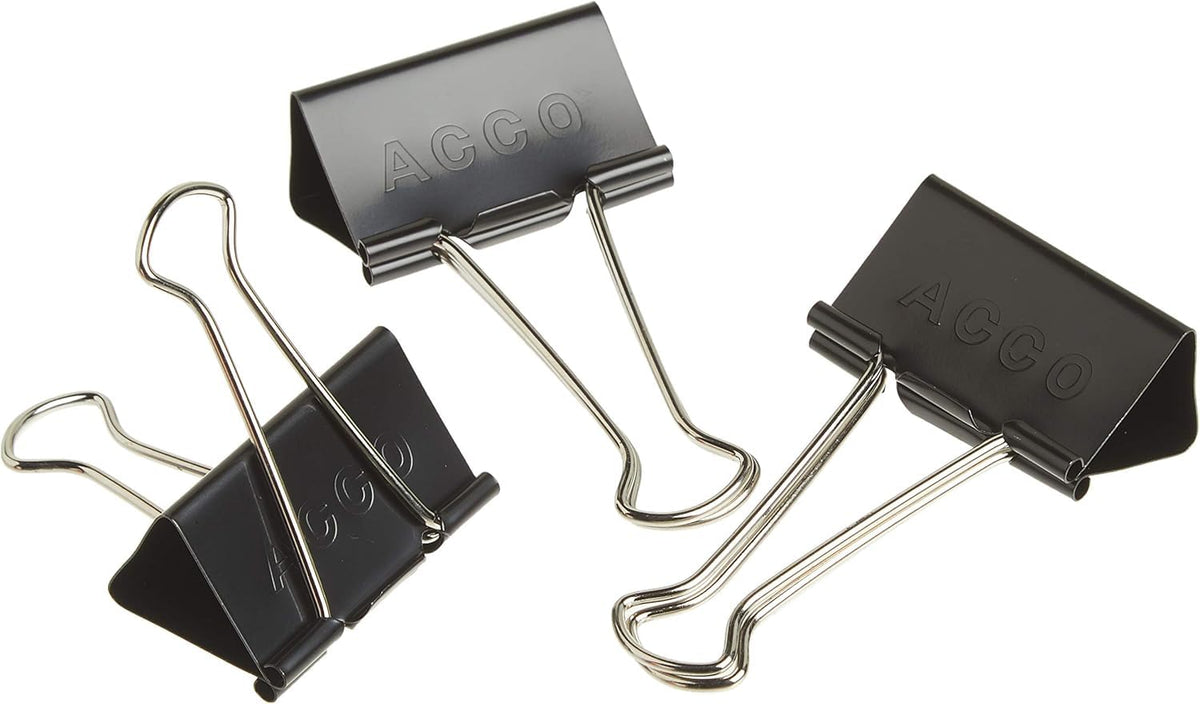 ACCO Brands Paper Clip Clamp A7072100B-CS, Large (1.06" capacity), 12 Count – view 7