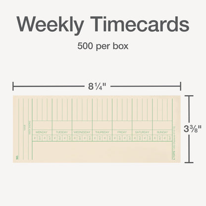 Tops Card Stock 1260, 3-3/8" x 8-1/4", 500 Count – view 2