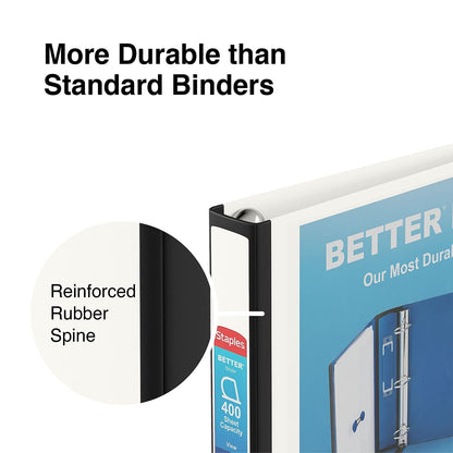 STAPLES Storage Binder 718103059640, 1.5-Inch – view 5