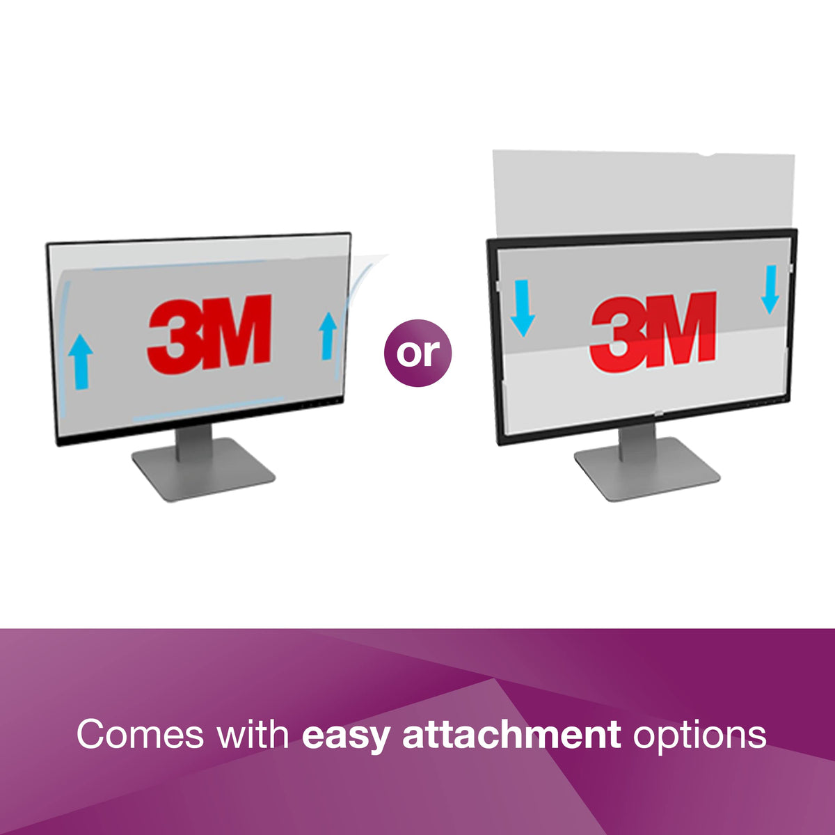 3M Screen Protector HC240W1B, 24" Widescreen Monitor – view 6