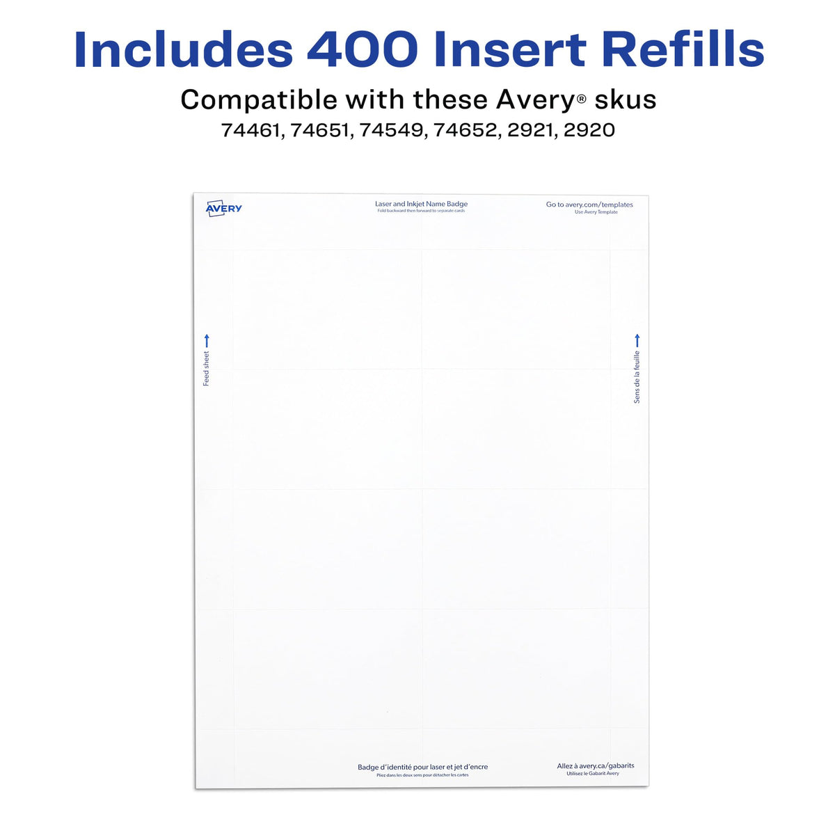Avery Label 5390, 3-1/2 in. X 2-1/4 in., 400 Count – view 4