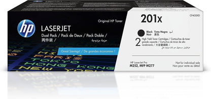 HP Laser Printer Toner CF400XD, 2 Pack