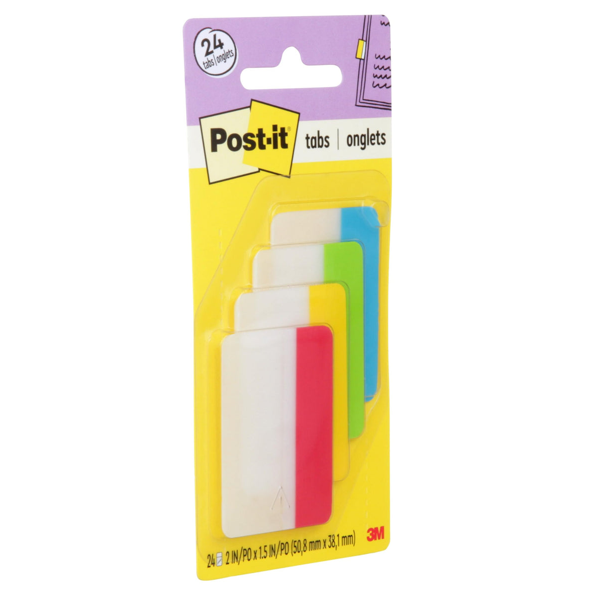 Post-it Self Stick Note 686-ALYR, 0.4" x 2.8", 24 Count – view 9