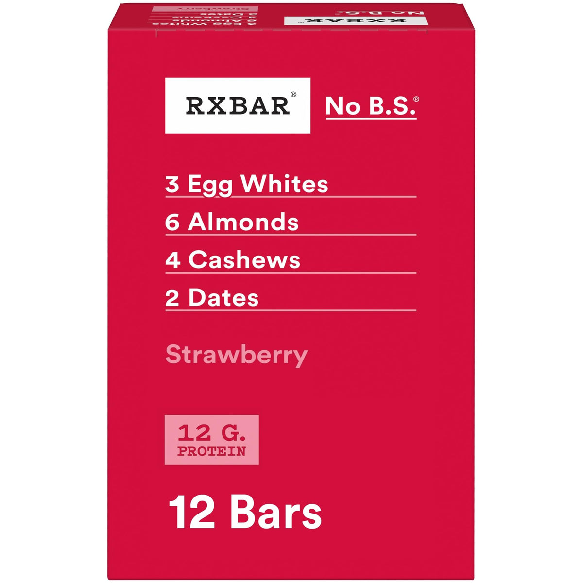 RXBAR Snack Food Bar 0193908005816, 12 Count
