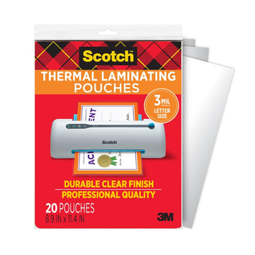 Scotch Laminator TP3854-20, 20-Pack