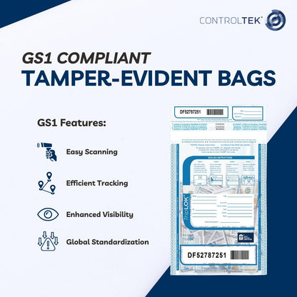 CONTROLTEK Storage Bag 73620C, Large, 50 Count – view 2