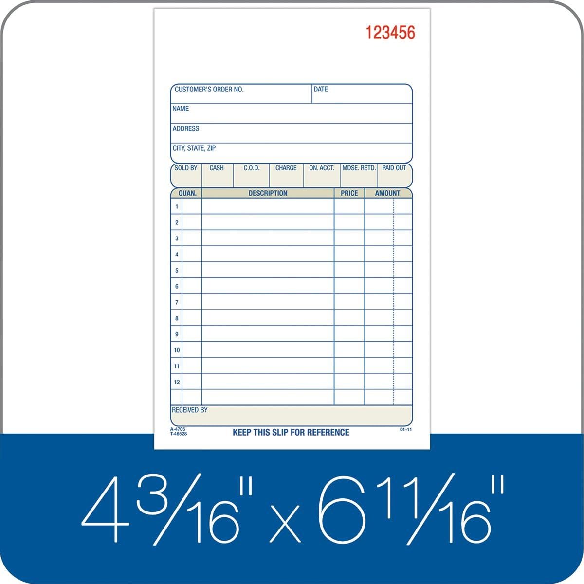 Adams Office Products TC4705, 50 Count – view 2