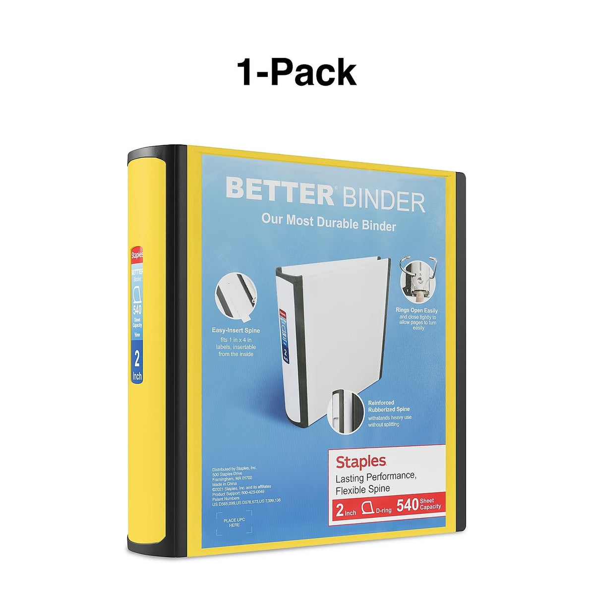Staples Storage Binder ST55880-CCVS, 2-Inch – view 7
