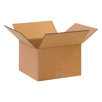 BOX USA Shipping Box P10106, 10"L x 10"W x 6"H (Pack of 25)