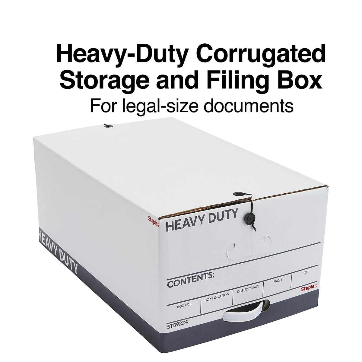 Staples Storage Box 2489104/2489103, Legal, 4 Count – view 2