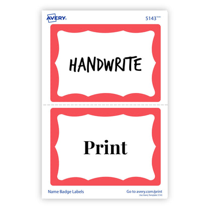 Avery Label 5143, 100 name tags – view 6