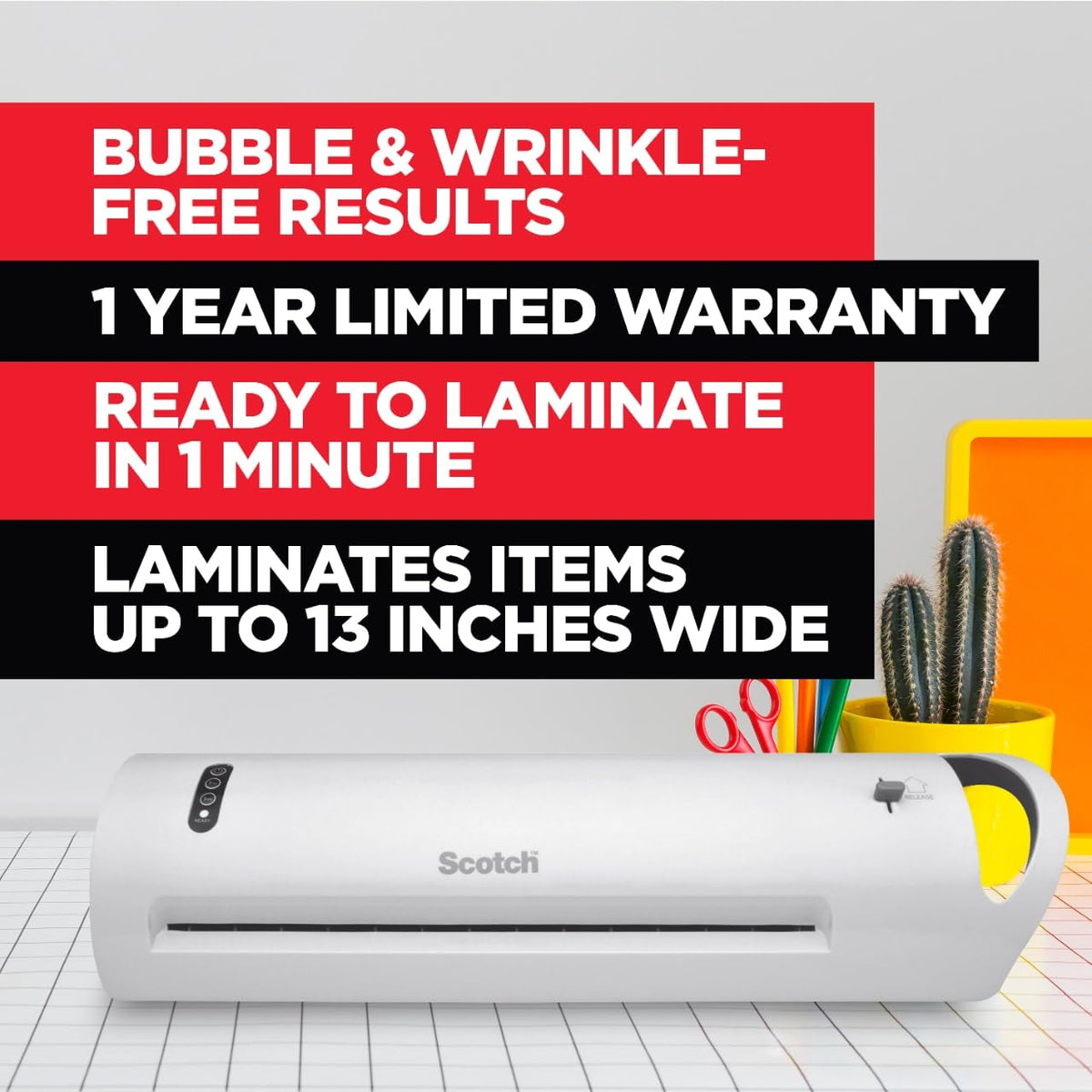 Scotch Laminator TL1302XVP, 19.02" x 4.49" x 3.54" in – view 2