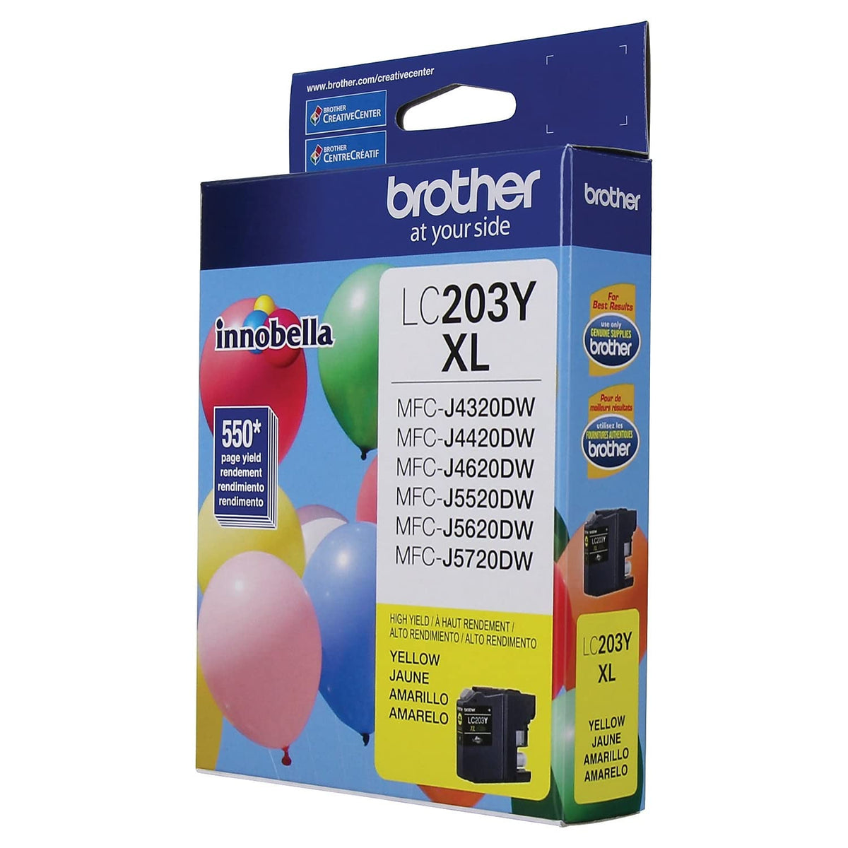 Brother Inkjet Printer Ink LC203Y, 550 Pages – view 8