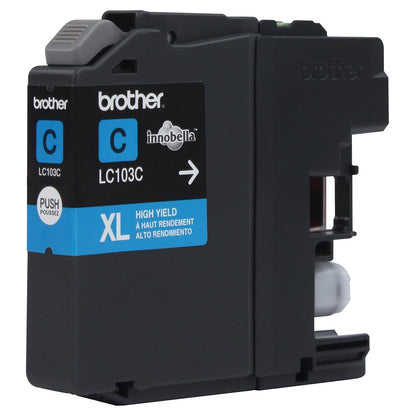 Brother Inkjet Printer Ink LC103C, 1.00 x 3.70 x 4.63 in – view 8