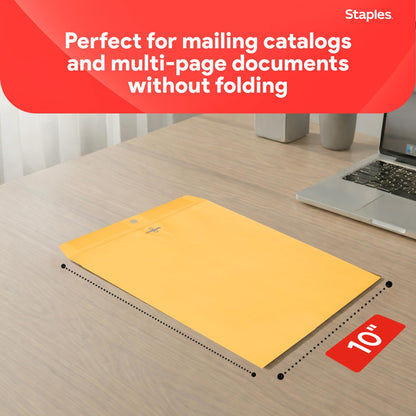 Staples Envelope ST487494-CC, 10'' x 13'', 250 Count – view 3