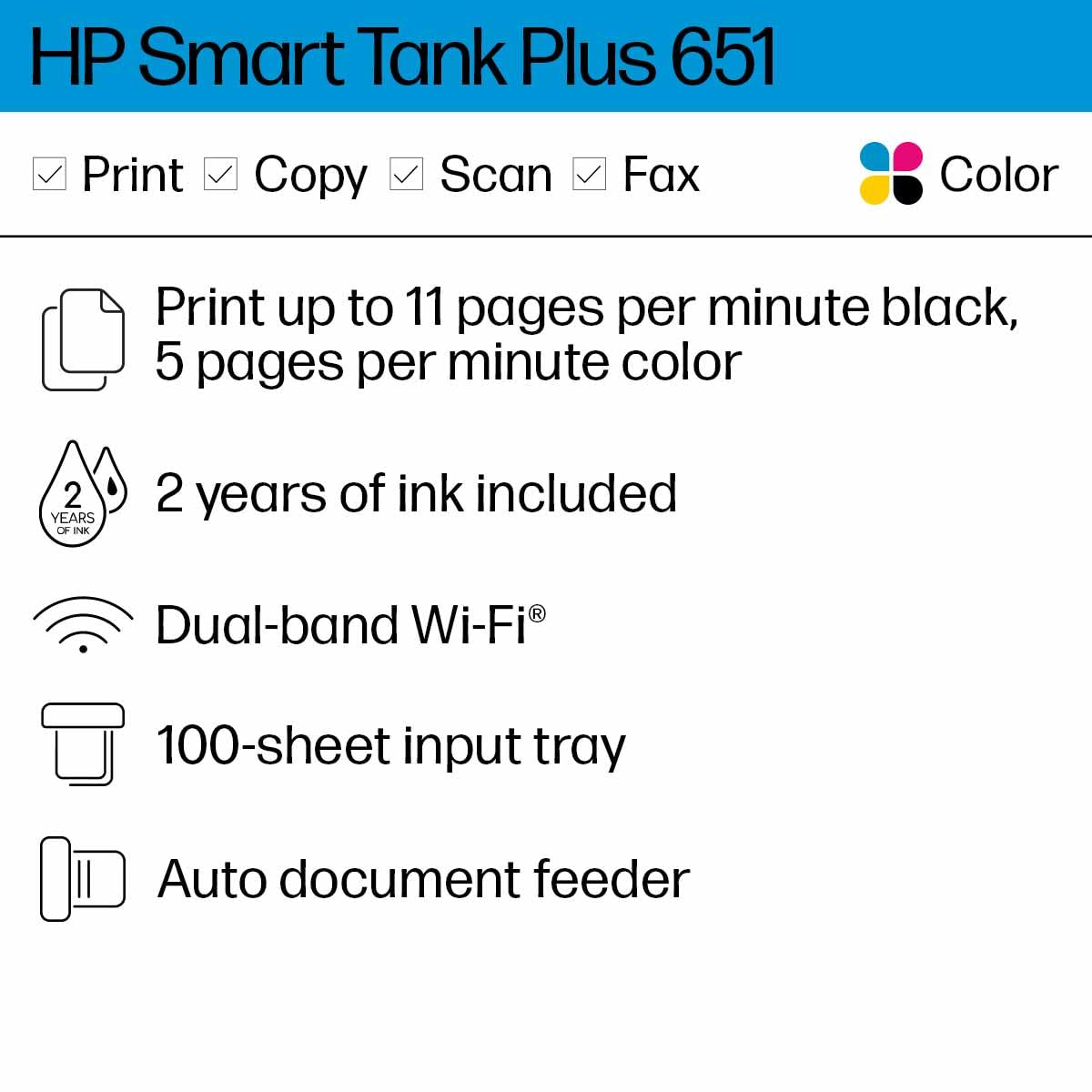 HP Printer 7XV38A, Medium – view 2