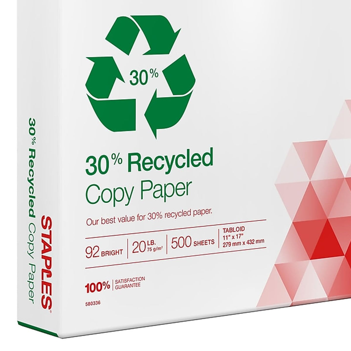 Staples Print Copy Paper 112390, 11'' x 17'', 500 Count – view 2