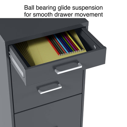 STAPLES Cabinet ST52154-CC, 18.9" D X 14.3" W X 26.8" H – view 4