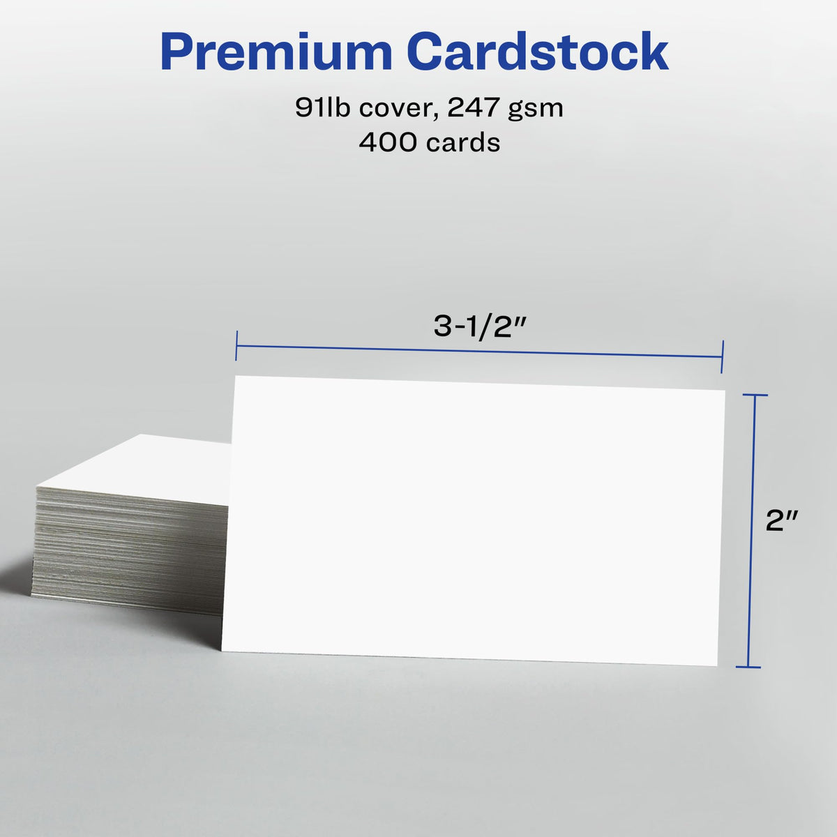 Avery Card Stock 5877, 2" x 3.5", 400 Count – view 6
