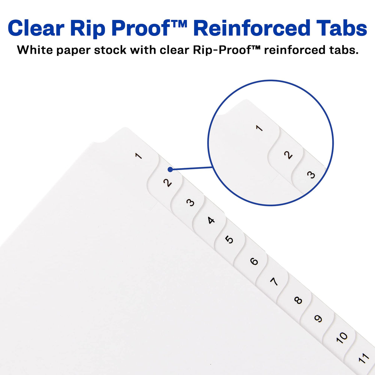 Avery Binder Divider 01701, 25 Tabs per Set – view 2