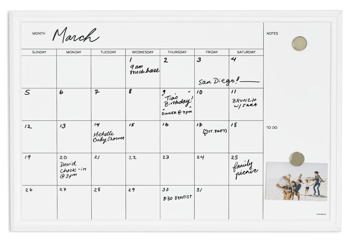 U Brands Writing Board 2075U00-01, 30"W x 20"H – view 2