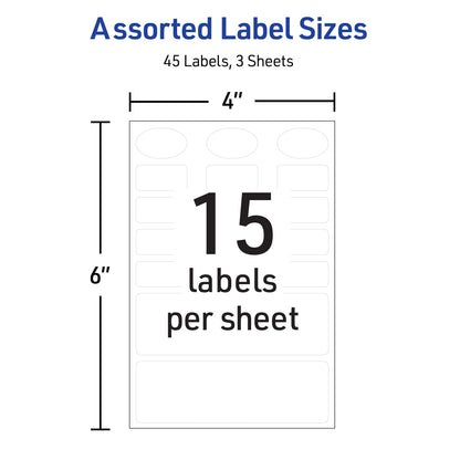 Avery Label 40700, 45 Count – view 3