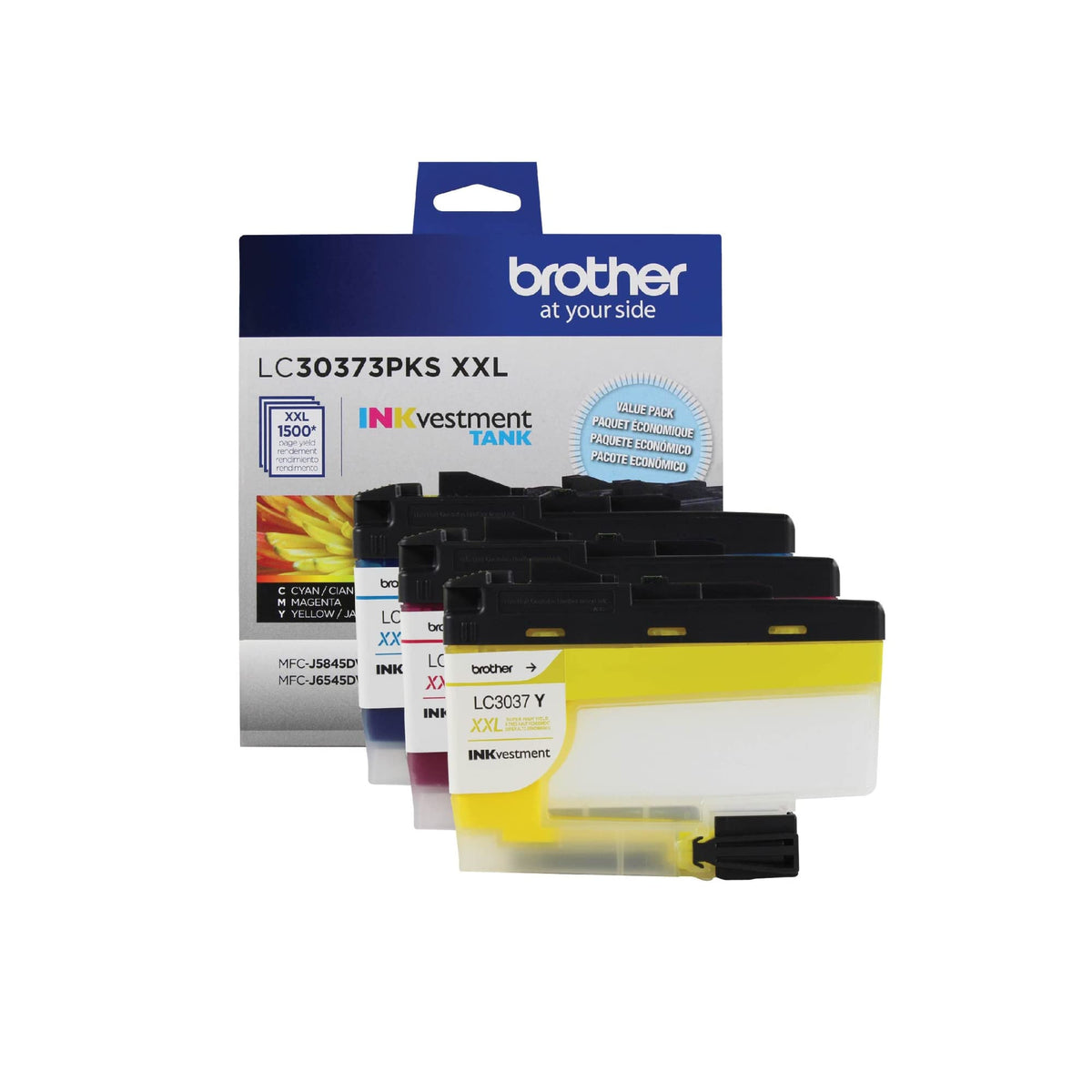 Brother Inkjet Printer Ink LC30373PKS, Information Not Available, 3 Count