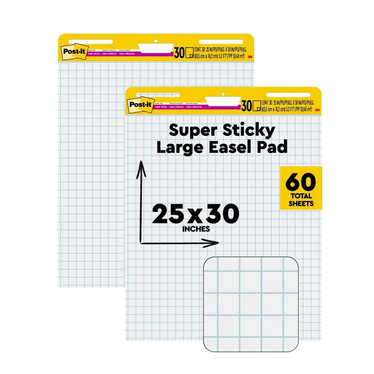 Post-it Blank Book 560 VAD 4PK, 25" x 30"
