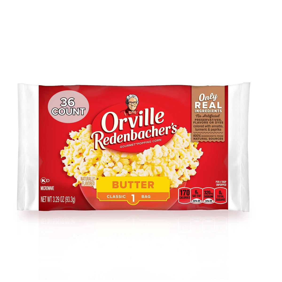 Orville Redenbacher's Popcorn GOV48060, 3.29 Ounce (Pack of 36)
