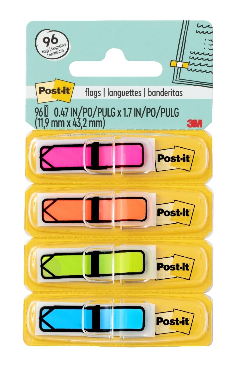 Post-it Self Stick Note 684ARR-4, 0.2" x 2.8"