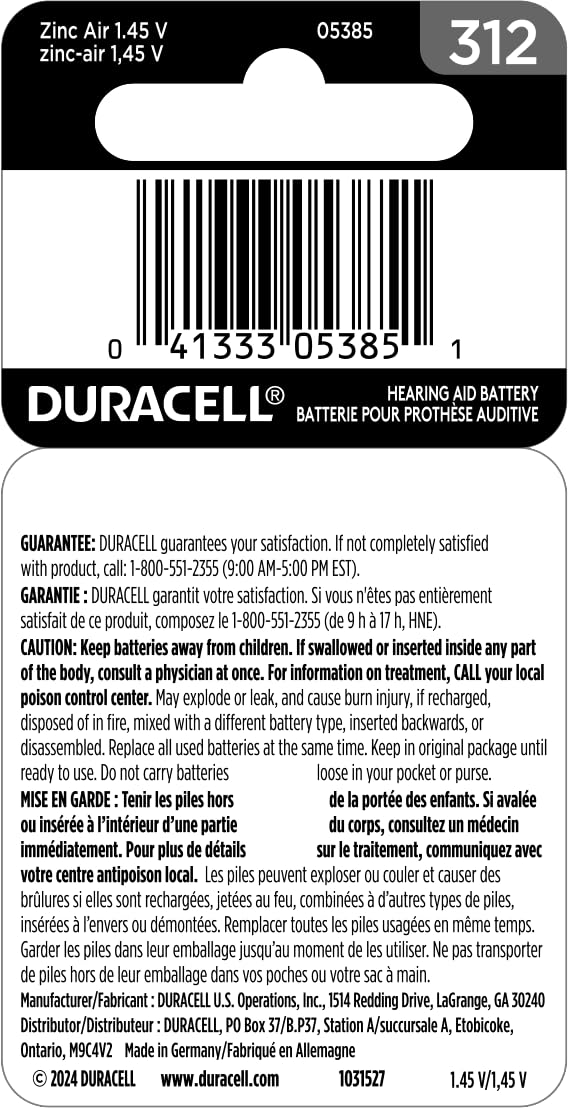 DURACELL Battery 540110, 8 Count – view 2