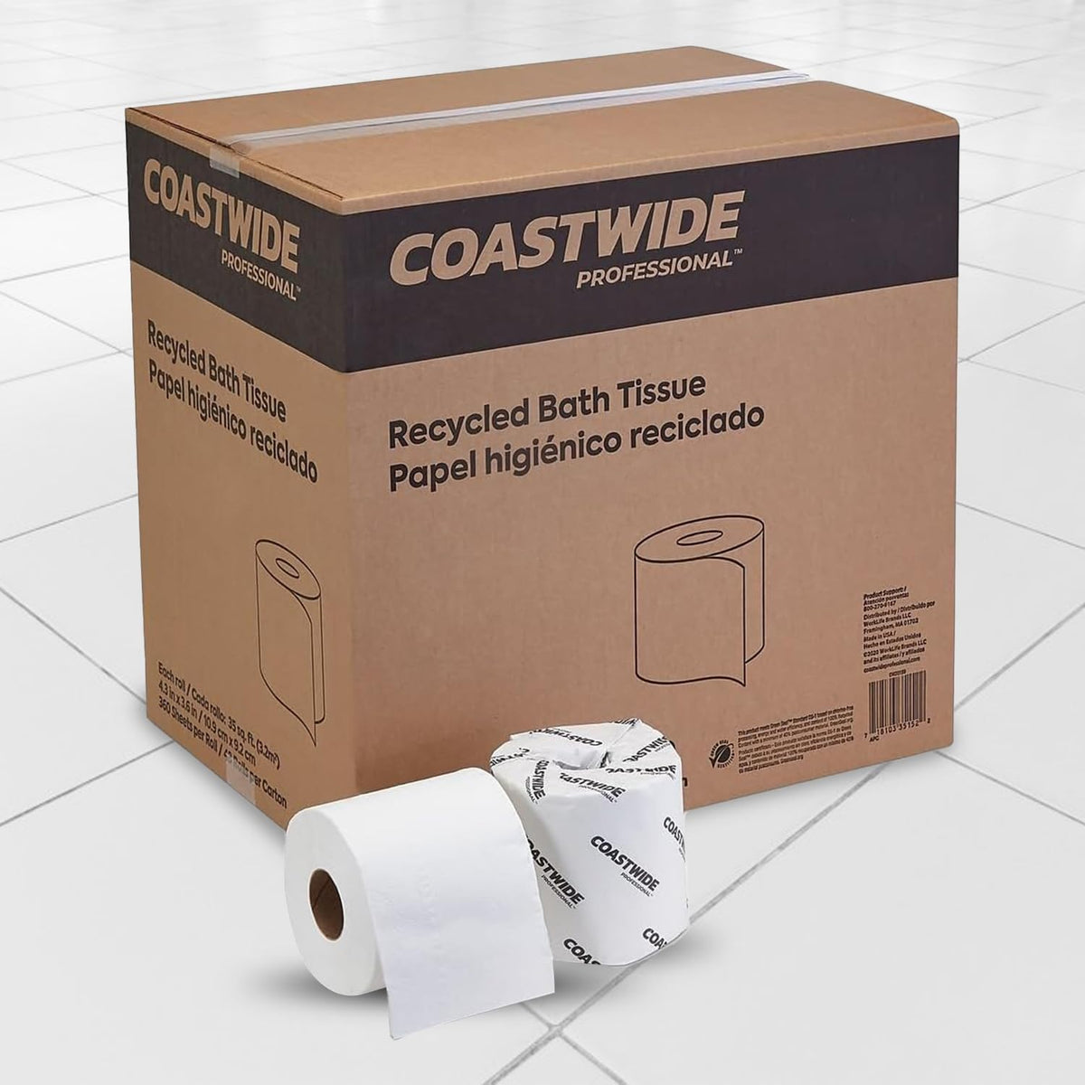 COASTWIDE Toilet Paper CW20189, 360 Sheets – view 4