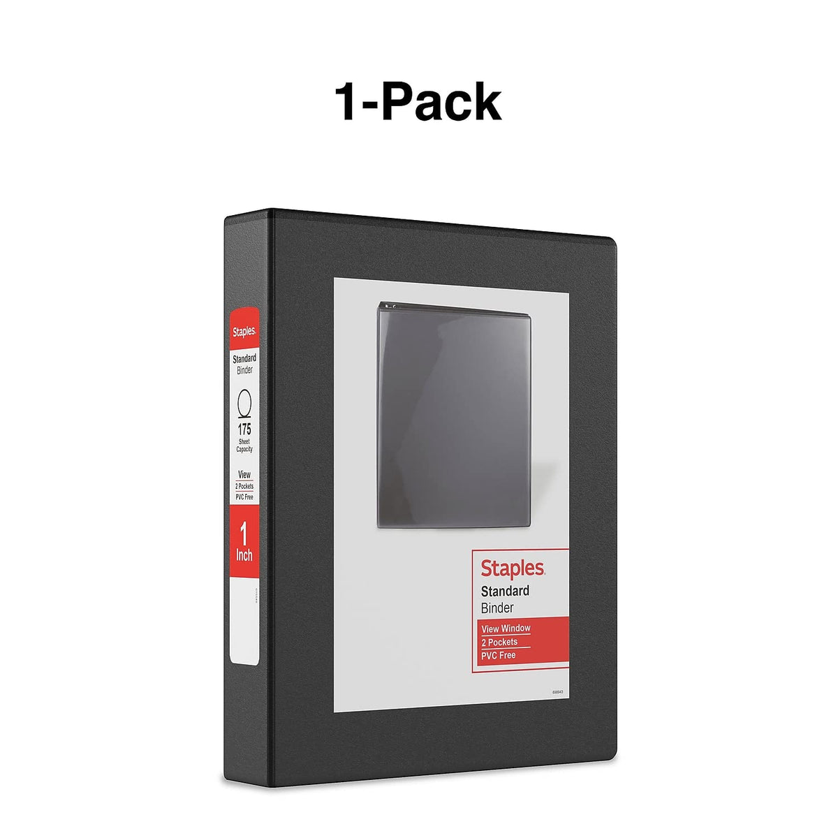 STAPLES Storage Binder ST55397-CC, Mini – view 7