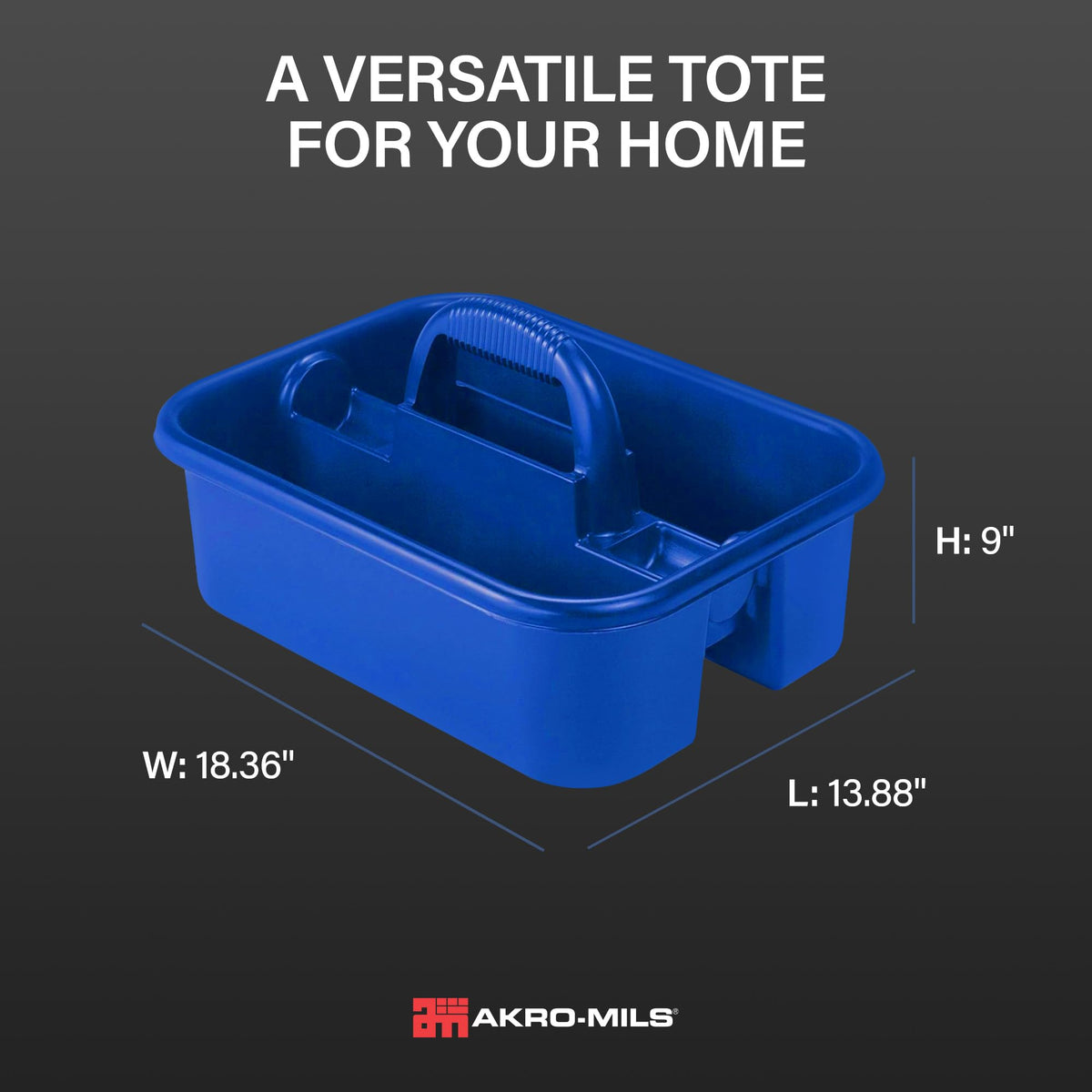 Akro-Mils Caddy 09185BLUE, 3 Panel – view 4