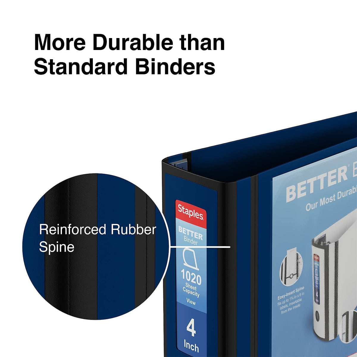Staples Storage Binder ST55816-CC, 4-Inch – view 6