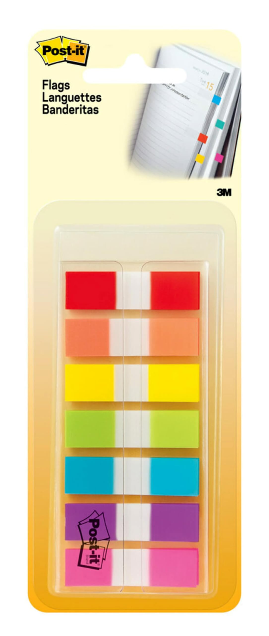 Post-it Self Stick Note 6837CF, 11.9 mm x 43.2 mm