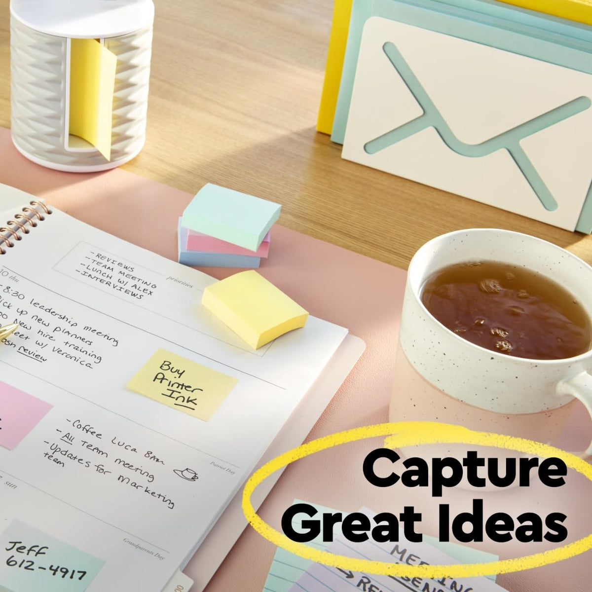 Post-it Self Stick Note 654-14+4YW, 3 in x 3 in, 18 Count – view 8
