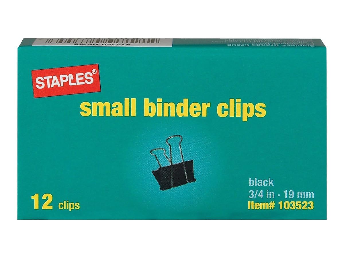 STAPLES Paper Clip Clamp 15350VS, 36 Pack