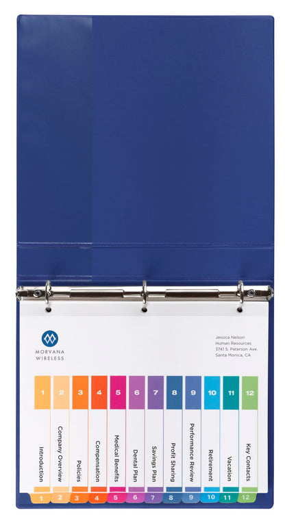 Avery Binder Divider 11196, 12 tabs, 6 Count – view 8